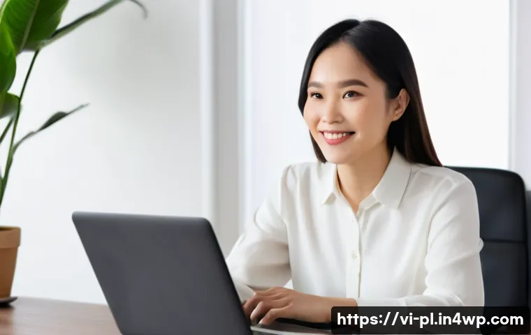 온라인 질의응답 세션 운영 전략 - **A professional and engaging female host leading an online Q&A session.**
* **Details:** A co...