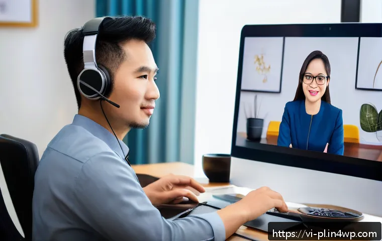 질의응답 세션의 진행 과정에서의 역할 분담 - A professional online Q&A session setting featuring a diverse group of Vietnamese participants engag...